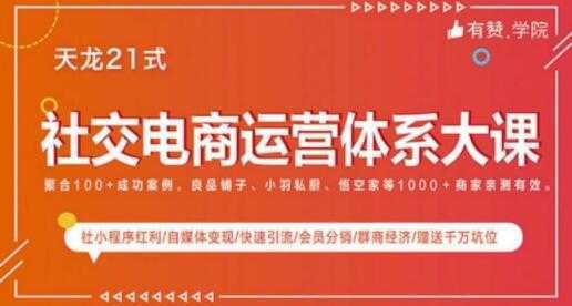 社交电商运营课程，实体新零售拉新留存转化即学即用-课程网