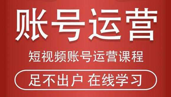 短视频账号运营课程：从话术到短视频运营再到直播带货全流程，新人快速入门-课程网