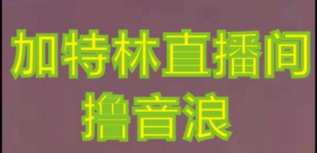 图片[1]-抖音加特林直播间搭建技术，抖音0粉开播，暴力撸音浪，2023新口子，每天800+【素材+详细教程】-课程网