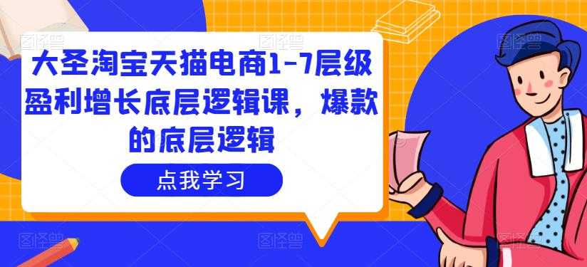 大圣淘宝天猫电商1-7层级盈利增长底层逻辑课，爆款的底层逻辑-课程网